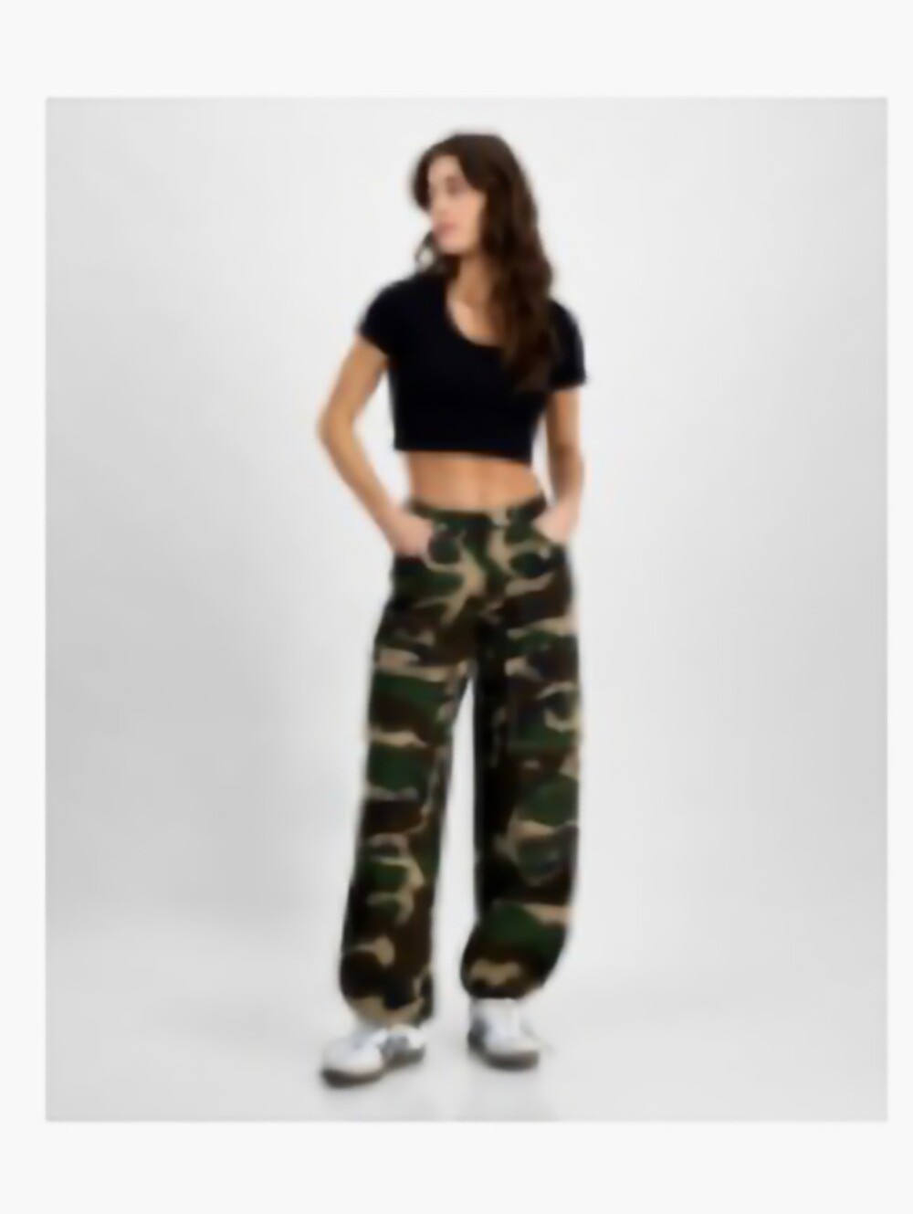 Madden Girl High Waist Camo Cargo Pants - Picture 8 of 8